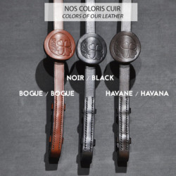 Licol cheval cuir Elegance Disco IHWT - Le Paturon
