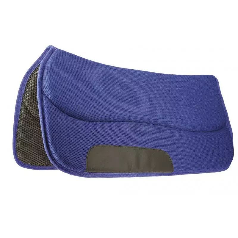 Pad western tapis cheval Westride Air bleu roi - Le Paturon