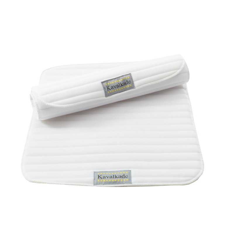 Sous-bandes cheval respirantes Climatex Kavalkade blanc - Le Paturon