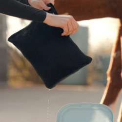 Couverture cheval rafraîchissante Health + Care Ice Layer Waldhausen bleu nuit - Le Paturon
