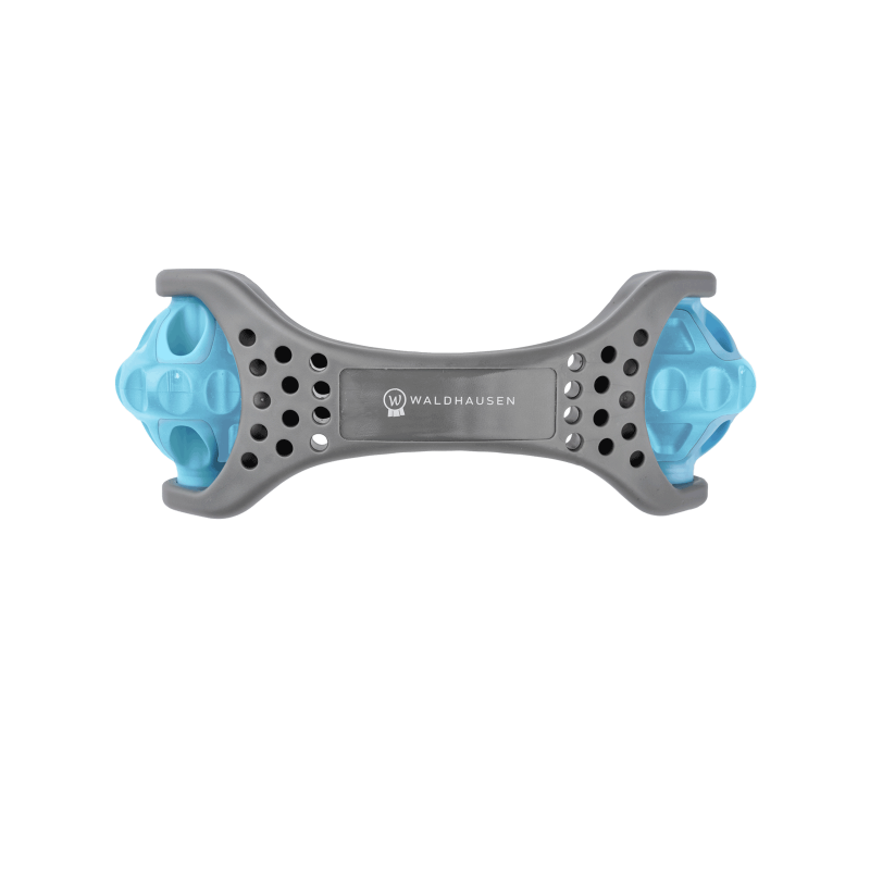 Rouleau massage cheval Health + Care Relax Roller Waldhausen gris bleu clair - Le Paturon