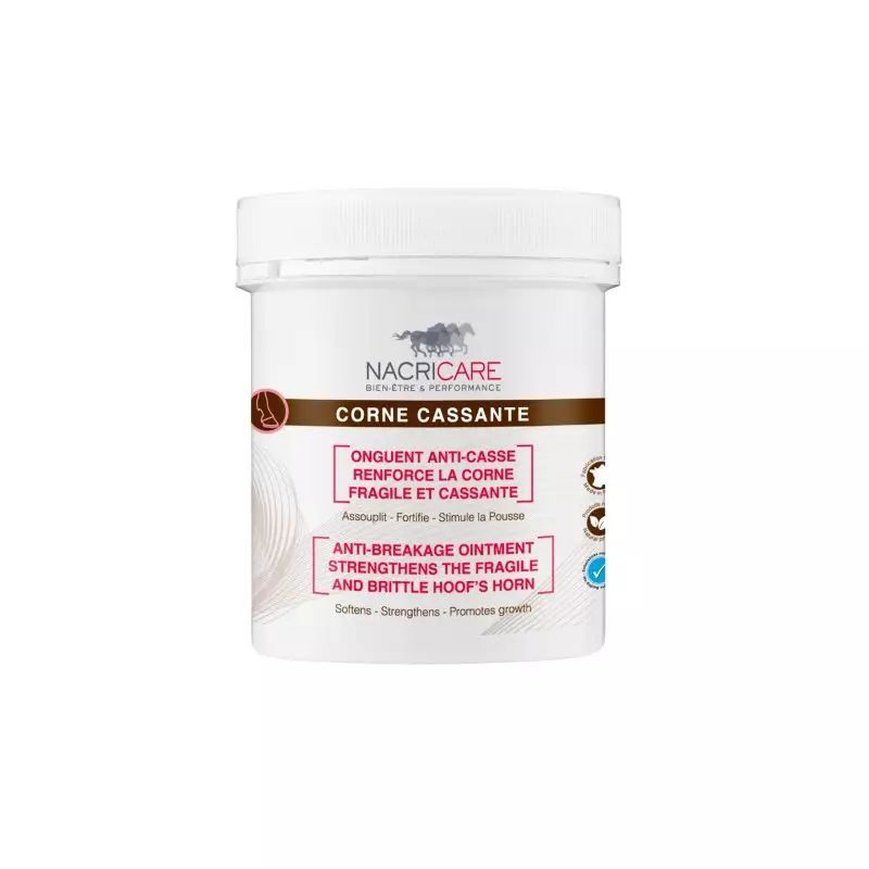 Corne Cassante Nacricare - Onguent cheval 250ml - Le Paturon