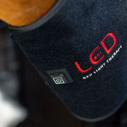 Protège-jarret cheval thérapeutique luminothérapie LED Lumière Rouge Horseware noir - Le Paturon