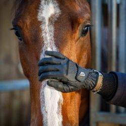 Gants équitation Classic Riding Glovers noir - Le Paturon