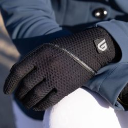 Gants équitation Summer Slim Glovers noir - Le Paturon