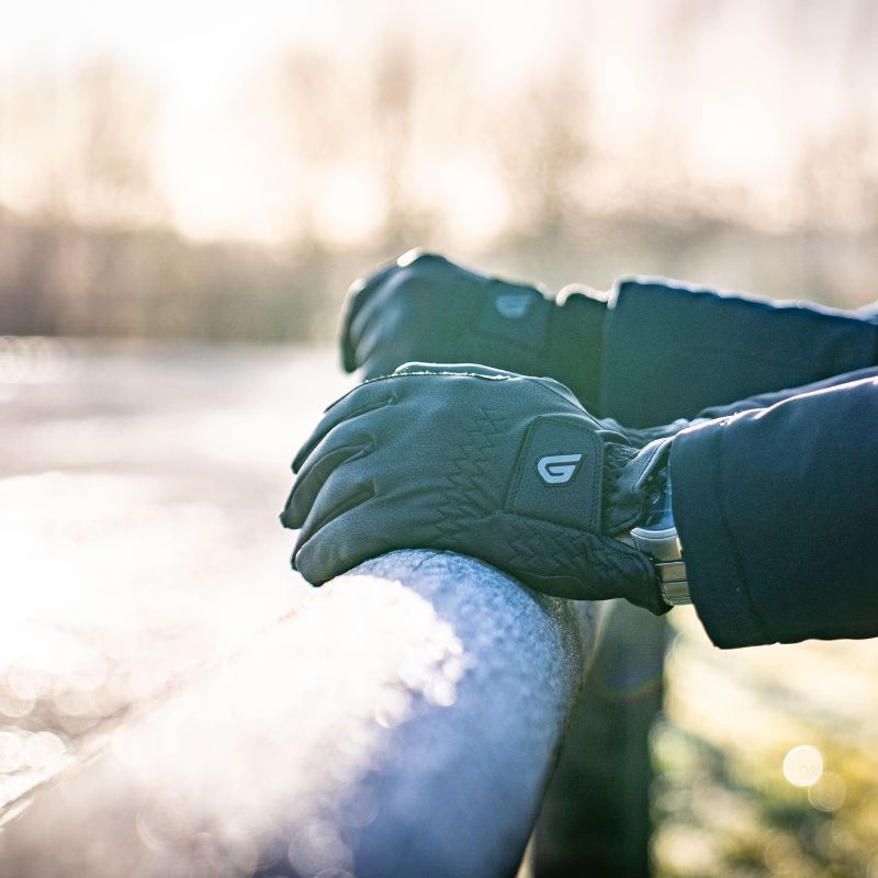 Gants équitation Winter Classic Riding Glovers noir - Le Paturon