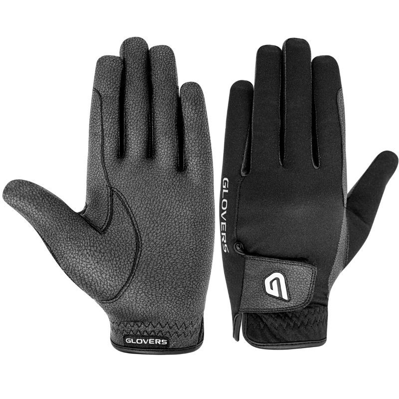 Gants équitation Winter Wind Proof Glovers noir - Le Paturon
