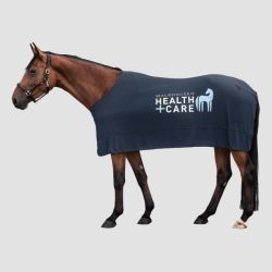 Couverture cheval rafraîchissante Health + Care Ice Layer Waldhausen bleu nuit - Le Paturon