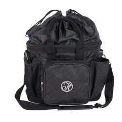 Sac de pansage cheval brillant Denici Cavalli Harry's Horse noir - Le Paturon