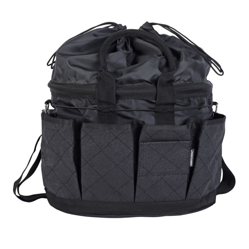 Sac de pansage cheval brillant Denici Cavalli Harry's Horse noir - Le Paturon