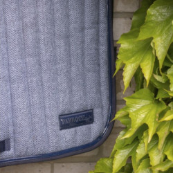 Tapis cheval Wooltouch Paddock Sports Bleu chiné- Le Paturon