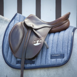 Tapis cheval Wooltouch Paddock Sports Bleu chiné- Le Paturon