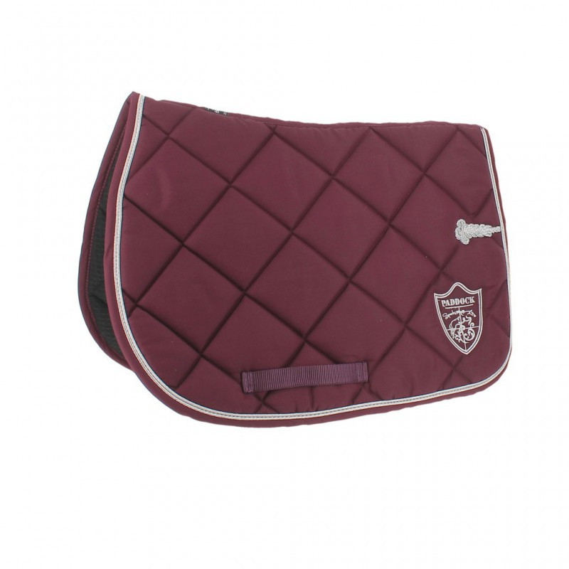 Tapis cheval Prem's Ecusson Paddock Sports Prune - Le Paturon