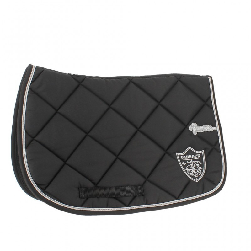 Tapis cheval Prem's Ecusson Paddock Sports Noir - Le Paturon