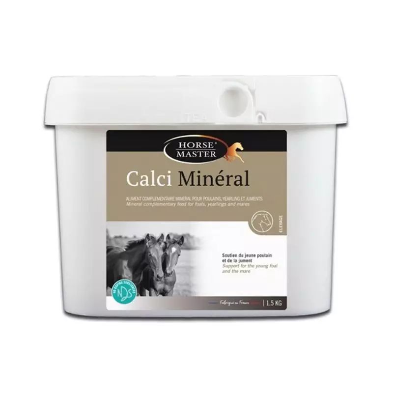 Calci Minéral Horse Master - Calcium poulain renforcement osseux 1,5kg - Le Paturon