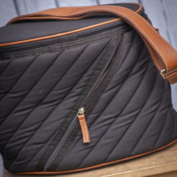 Sac à casque équitation Diagonal Paddock Sports Noir - Le Paturon