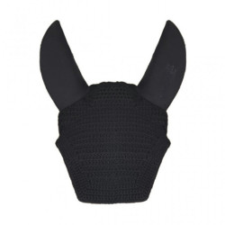 Bonnet anti-mouche anti-bruit cheval Soundless Paddock Sports Noir - Le Paturon