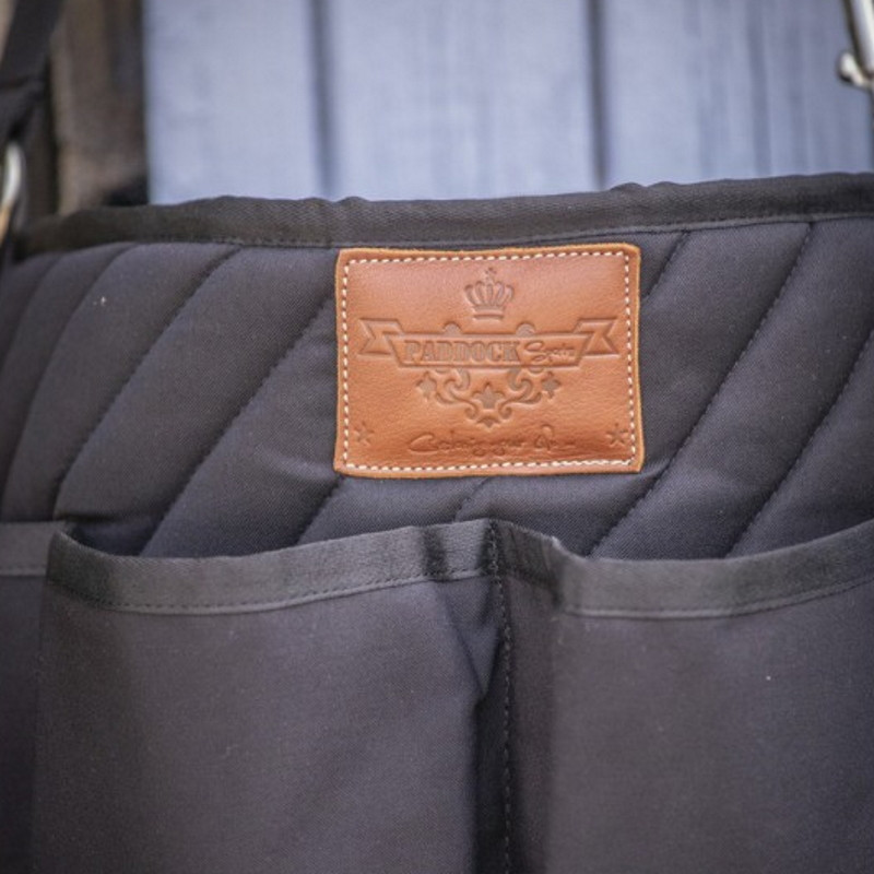 Sac de pansage cheval Groom Diagonal Paddock Sports Noir - Le Paturon