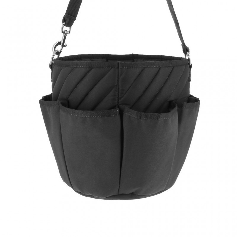 Sac de pansage cheval Groom Diagonal Paddock Sports Noir - Le Paturon
