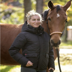 Blouson équitation unisexe Auteuil Paddock Sports Noir - Le Paturon