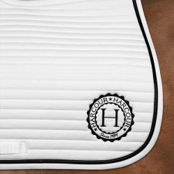 Tapis cheval Karembar Harcour CSO blanc noir - Le Paturon