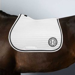 Tapis cheval Karembar Harcour CSO blanc noir - Le Paturon