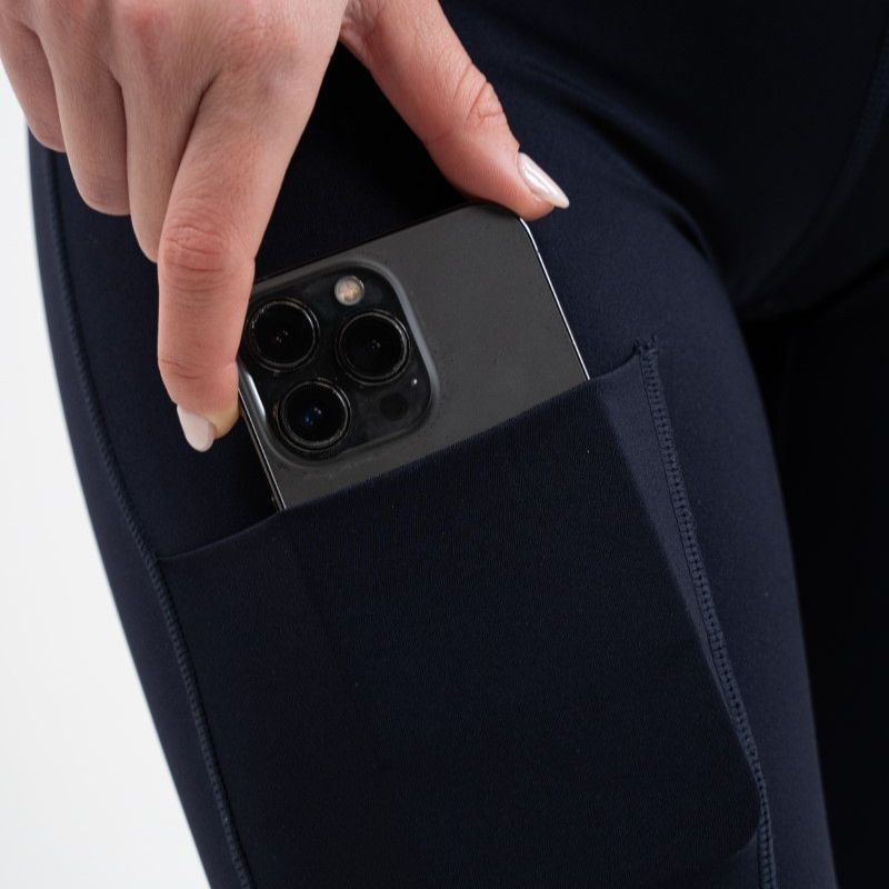 Legging femme équitation Brookie Harcour marine émeraude - Le Paturon