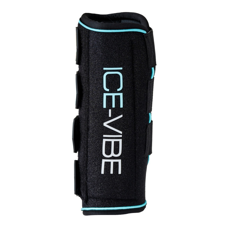 Guêtres cheval thérapeutiques Ice Vibe 2.0 Horseware noir bleu
