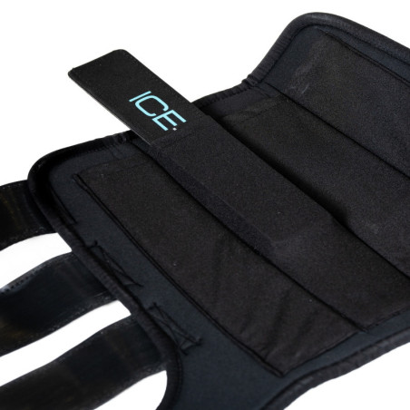 Guêtres cheval thérapeutiques Ice Vibe 2.0 Horseware noir bleu