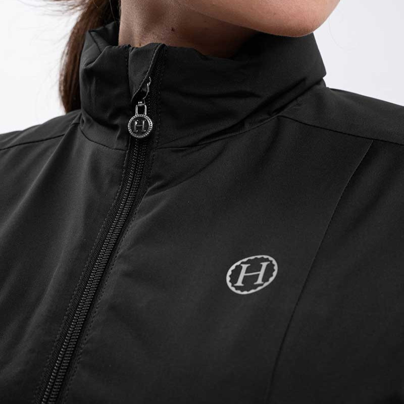 Gilet équitation femme sans manches Balma Harcour noir - Le Paturon