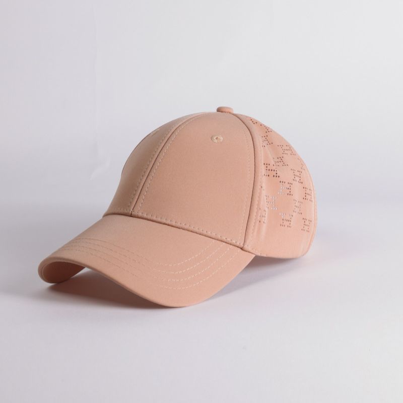 Casquette équitation Capia Harcour abricot - Le Paturon