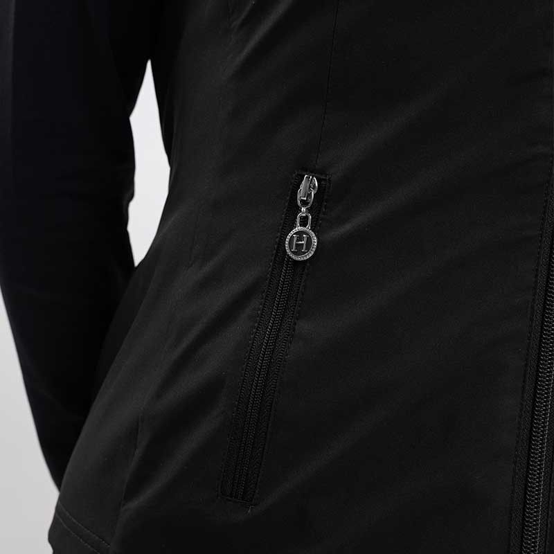 Gilet équitation femme sans manches Balma Harcour noir - Le Paturon