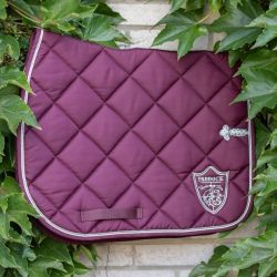 Tapis cheval Prem's Ecusson Paddock Sports Prune - Le Paturon