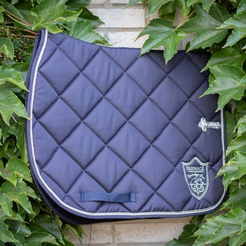 Tapis cheval Prem's Ecusson Paddock Sports Marine - Le Paturon