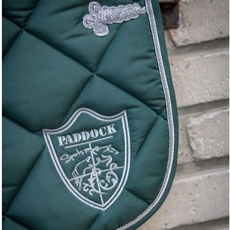 Tapis cheval Prem's Ecusson Paddock Sports Vert - Le Paturon