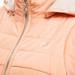 Veste équitation femme Berla sans manches Harcour abricot - Le Paturon