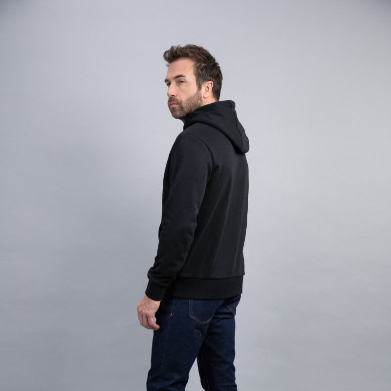 Sweat à capuche équitation Samy Harcour noir - Le Paturon