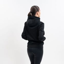 Sweat à capuche équitation Samy Harcour noir - Le Paturon
