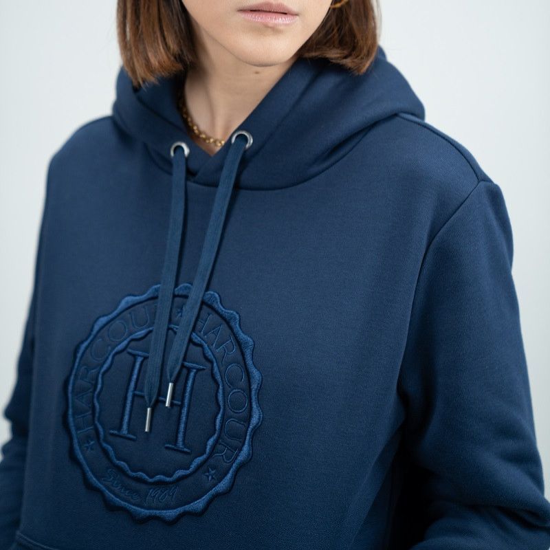 Sweat à Capuche Vintage Avec Motif Cheval Et Cœur - Pour Cavalières Et Amatrices D'équitation