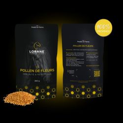 Pollen de fleurs Lorane - Immunité cheval et résistance 350g - Le Paturon