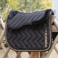 Amortisseur cheval double mouton Diagonal Paddock Sports noir
