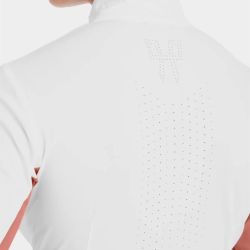 Chemise concours équitation femme Monica manches longues Horse Pilot blanc brique - Le Paturon