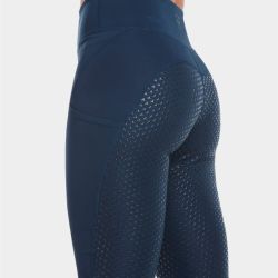 Legging équitation femme Horse Pilot marine - Le Paturon