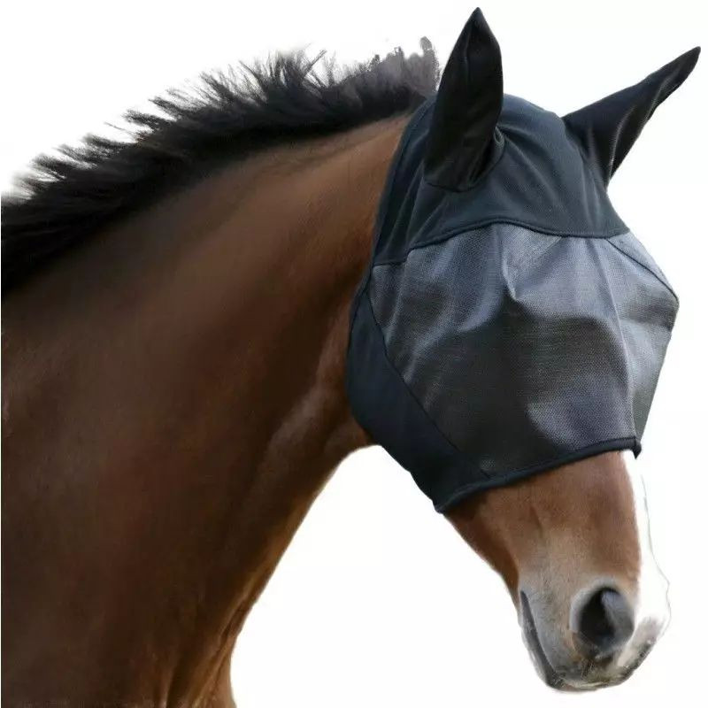 Masque anti-mouche et anti-UV cheval avec oreilles Ultra Shield Absorbine