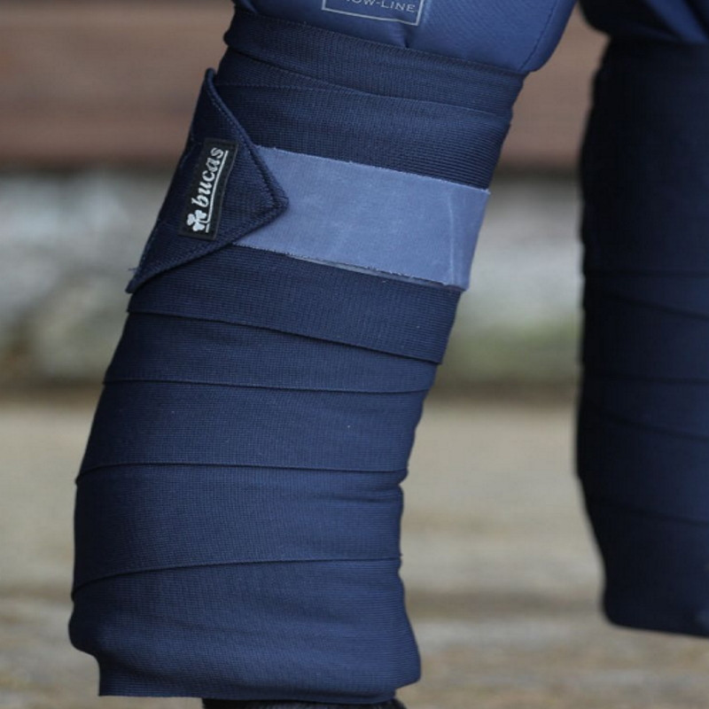Bandes de repos cheval Bucas (x4) Marine - Le Paturon