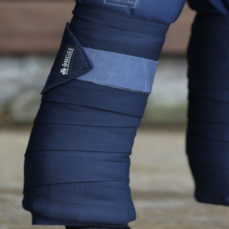 Bandes de repos cheval Bucas (x4) Marine - Le Paturon