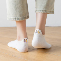 Chaussettes languette chat socquettes blanches blanc Tites Chaussettes - Le Paturon