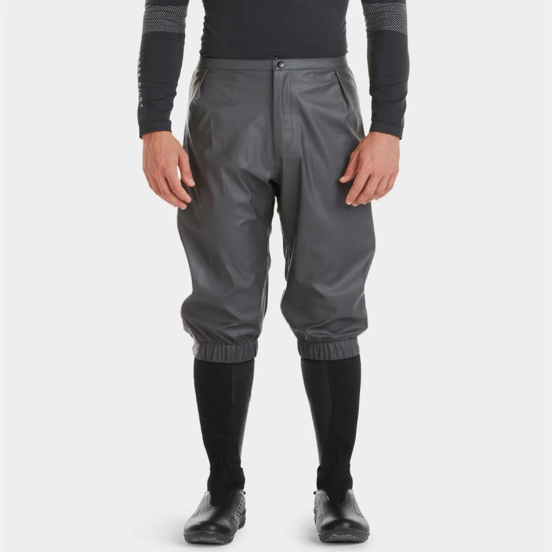 Sur pantalon équitation imperméable Raintech Horse Pilot Gris anthracite - Le Paturon