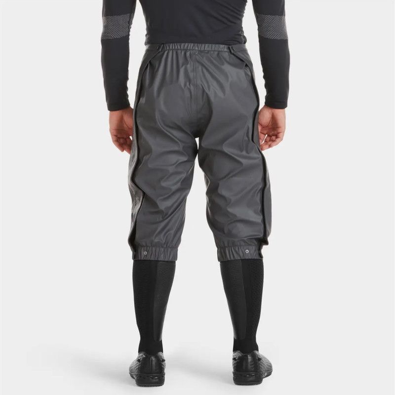 Sur pantalon équitation imperméable Raintech Horse Pilot Gris anthracite - Le Paturon