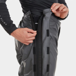 Sur pantalon équitation imperméable Raintech Horse Pilot Gris anthracite - Le Paturon
